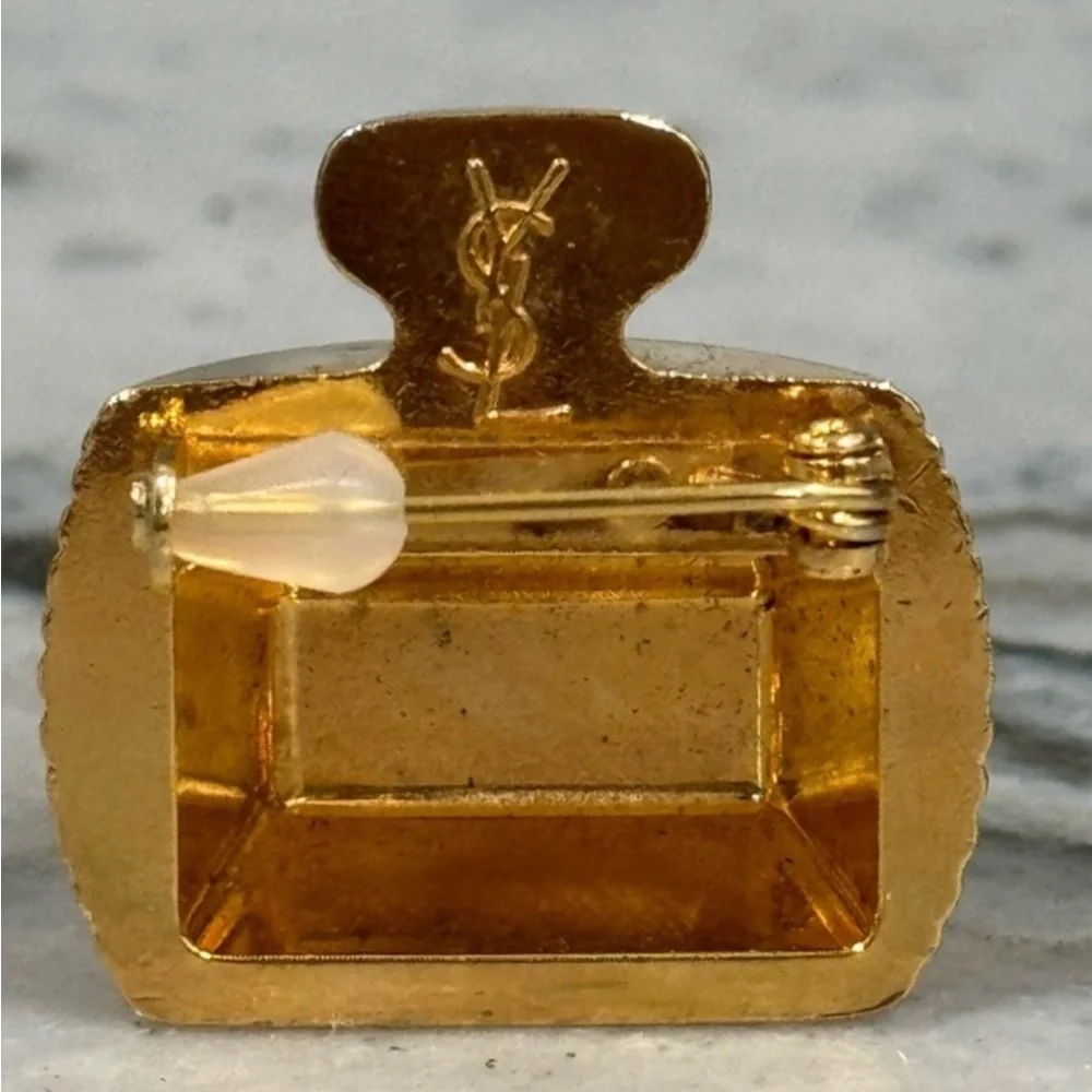 YSL Bottle Brooch